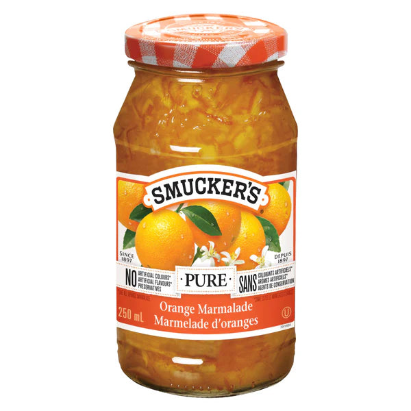 SMUCKERS - PURE ORANGE MARMALADE 12x250 ML