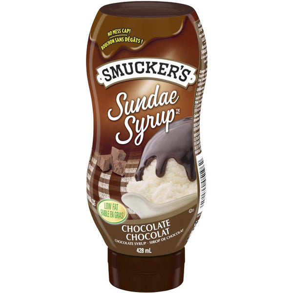 SMUCKERS - CHOCOLATE SUNDAE SYRUP 12x428 ML