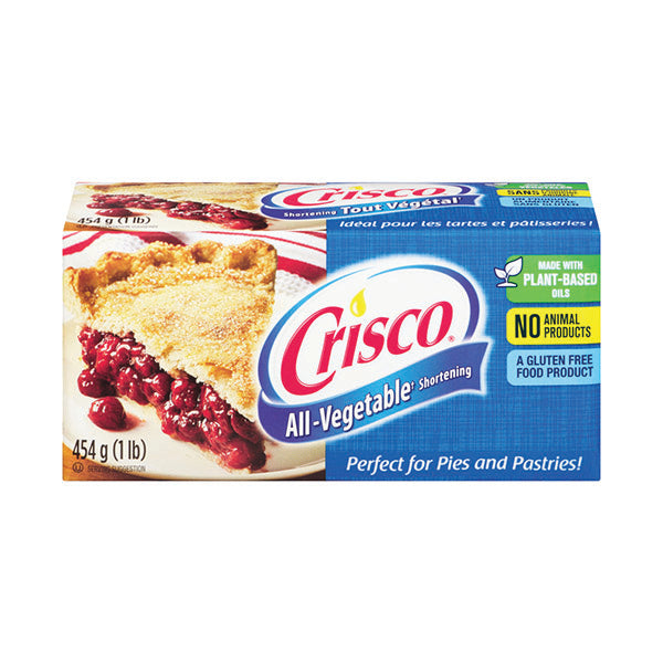 CRISCO - ALL VEGETABLE SHORTENING 36x454 GR