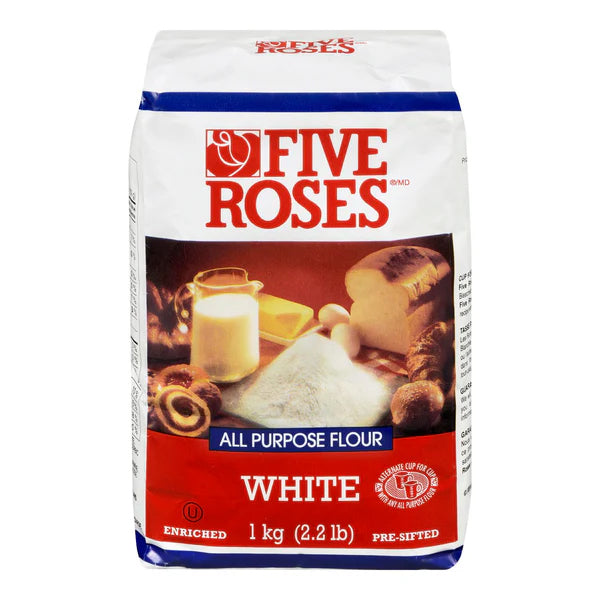 FIVE ROSES - WHITE ALL PURPOSE FLOUR 12x1 KG