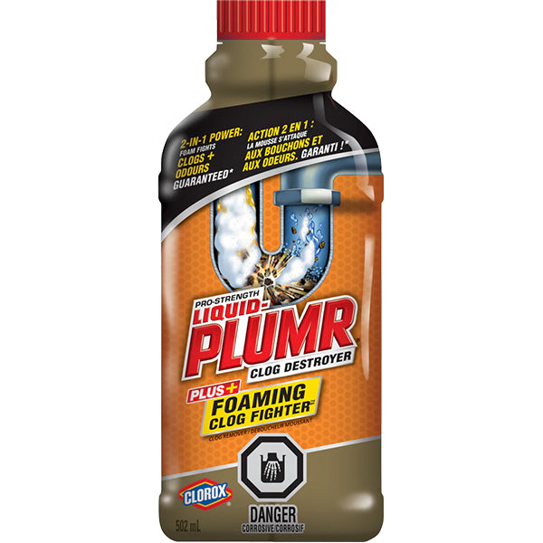 LIQUID-PLUMR - FOAMING CLOG FIGHTER 12x502 ML