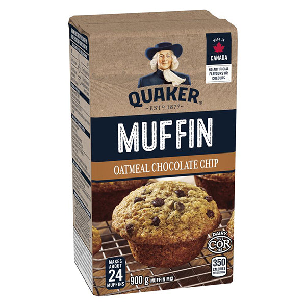 QUAKER - MUFFIN MIX CHOCOLATE CHIP 12x900GR