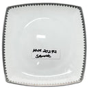 VICTORIA - SILVER RIM DESSERT PLATE 4x6 EA