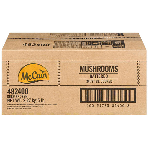 MCCAINS - BATTERED MUSHROOMS 5LBS