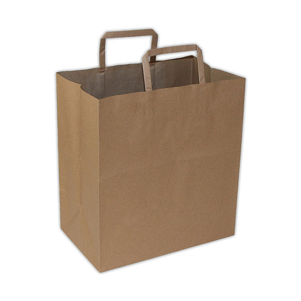 VIRO - KRAFT PAPER HANDLE BAGS 11"x6.75"x12" 200PK