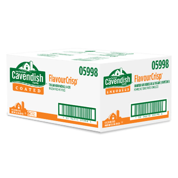 CAVENDISH - 8 CUT SEASONED WEDGE 6x5LB