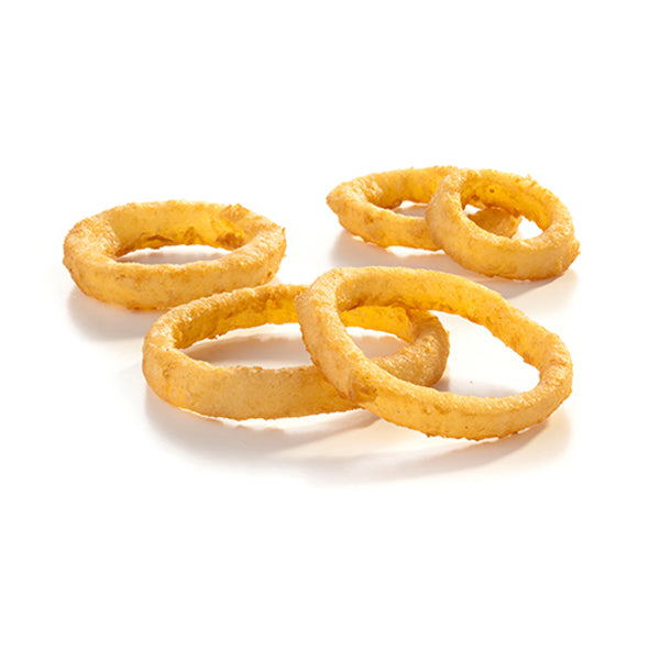 CAVENDISH - TEMPURA BATTERED ONION RINGS 1/4IN 4KG