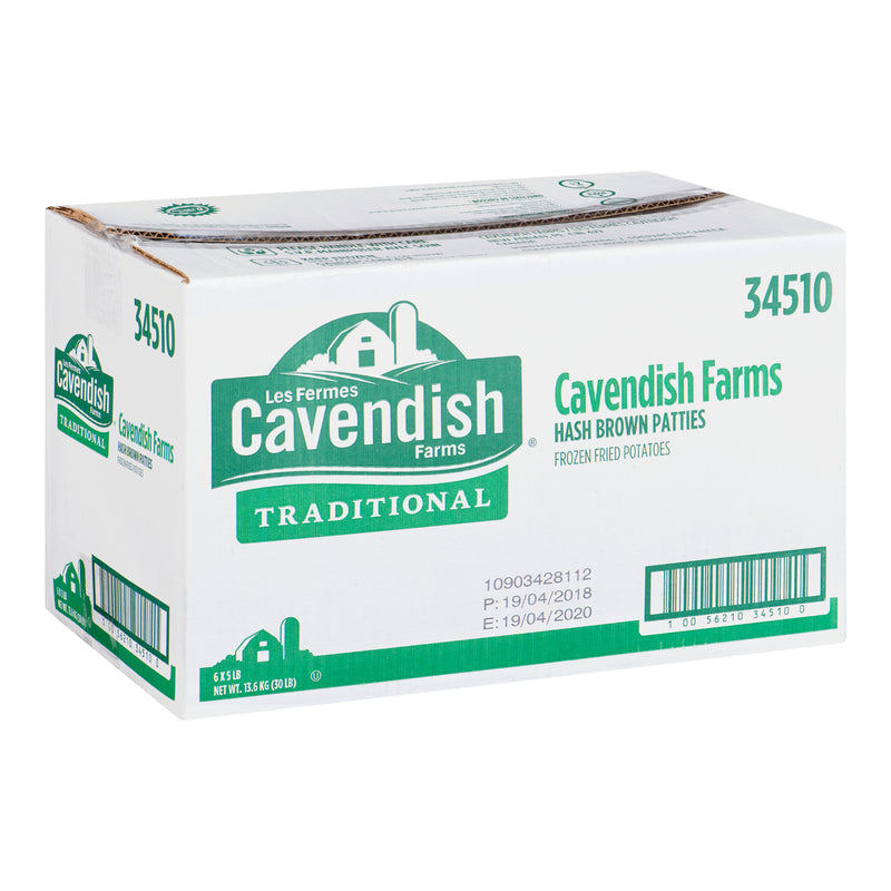 CAVENDISH - HASH BROWN PATTIES 6x5 LB
