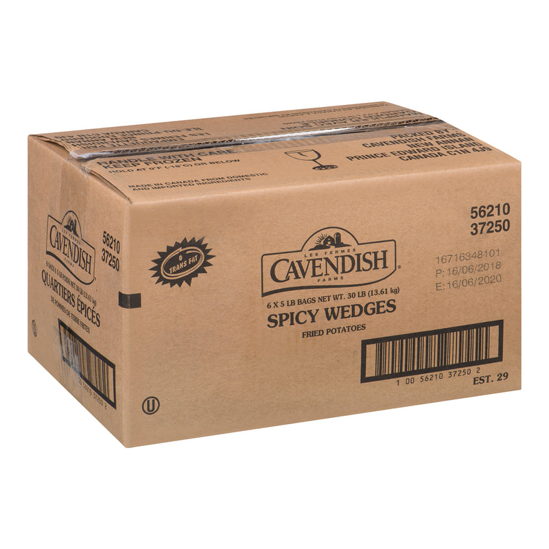 CAVENDISH - FLAVOUR CRISP SPICY WEDGE 6x5 LB