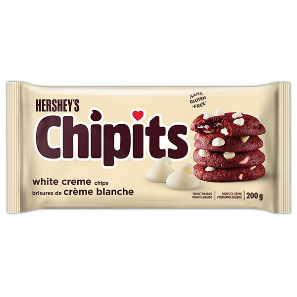 HERSHEY'S - CHIPITS WHITE CREME 18x200 GR