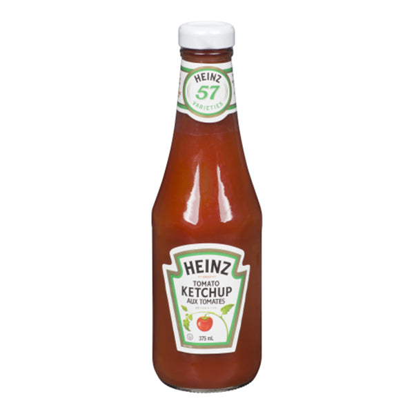 KRAFT HEINZ - KETCHUP GLASS BOTTLE KOSHER 24x375ML