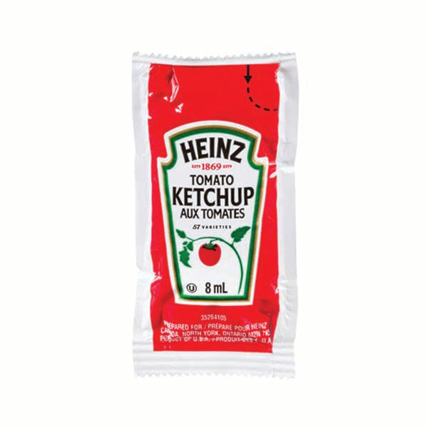 KRAFT HEINZ - KETCHUP PORTIONS 500x8ML