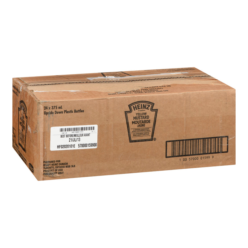 HEINZ -  MUSTARD UPSIDE DOWN 24x375ML