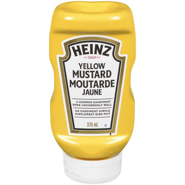 HEINZ -  MUSTARD UPSIDE DOWN 24x375ML