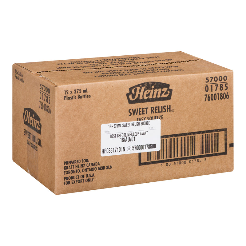 KRAFT - SWEET RELISH UPSIDE DOWN 12x375ML