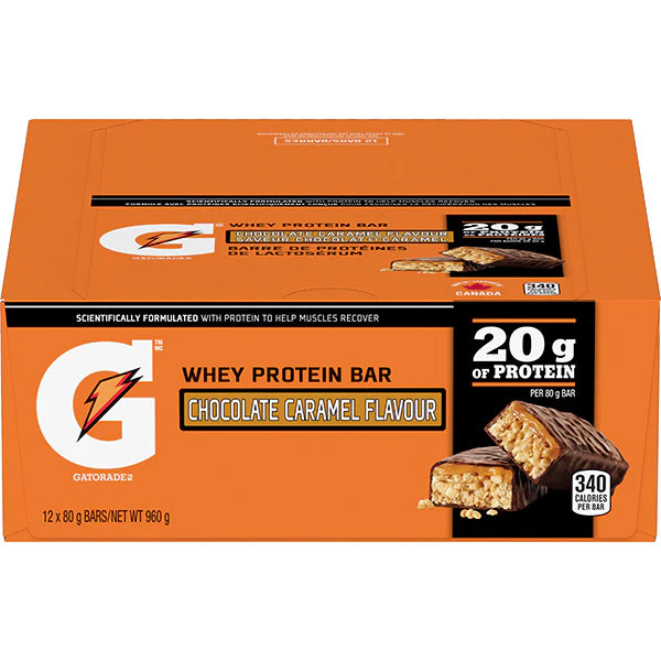 GATORADE - PROTEIN CHOCOLATE CARAMEL BAR 4x12x80 GR