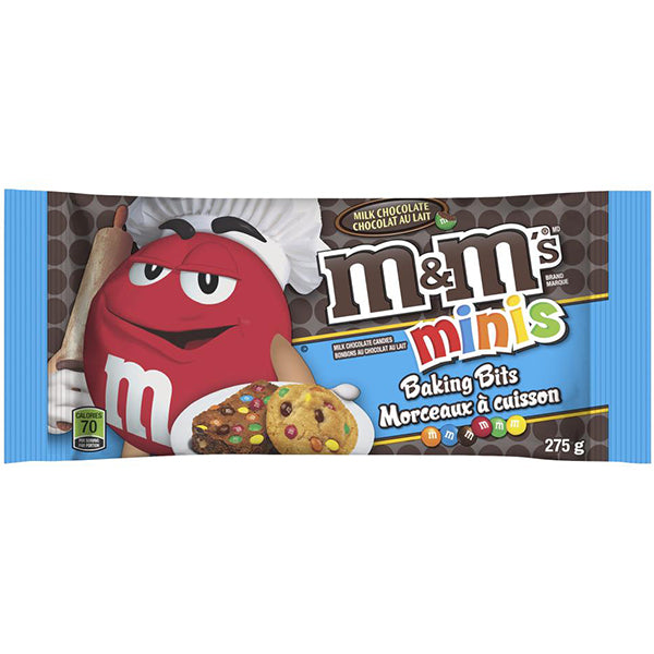 M&M - BAKING BITS MILK CHOCOLATE 12x275 GR