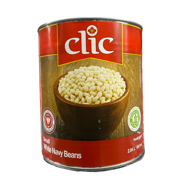 CLIC - SMALL WHITE NAVY BEANS 6x100OZ