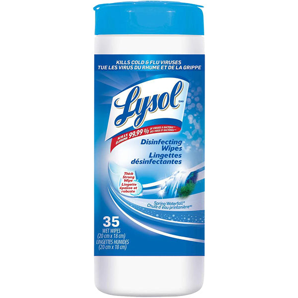 LYSOL - WIPES WATERFALL 12x35 CT