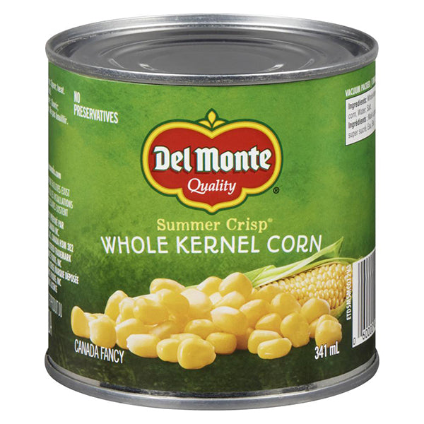 DEL MONTE - SUMMER CRISP WHOLE KERNEL CORN 24x341 ML