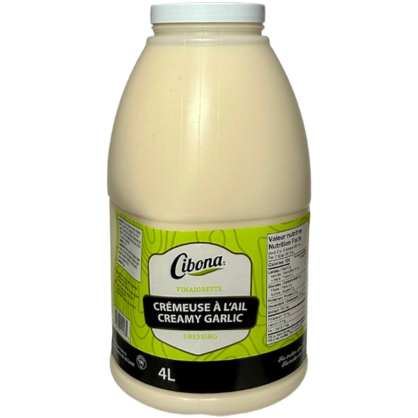 CIBONA - CREAMY GARLIC DRESSING 2x4 LT