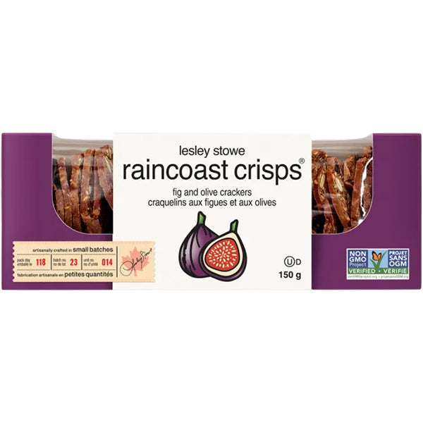 LESLEY STOWE - RAINCOAST CRISP FIG AND OLIVE 12x150 GR