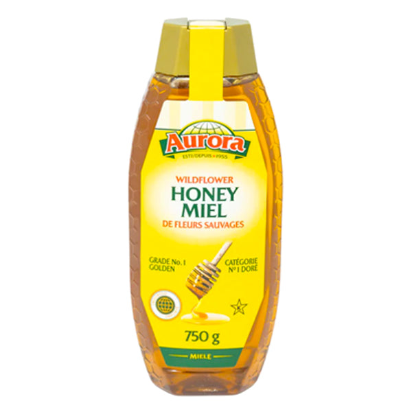 AURORA - HONEY SQUEEZE BOTTLE 12X750GR