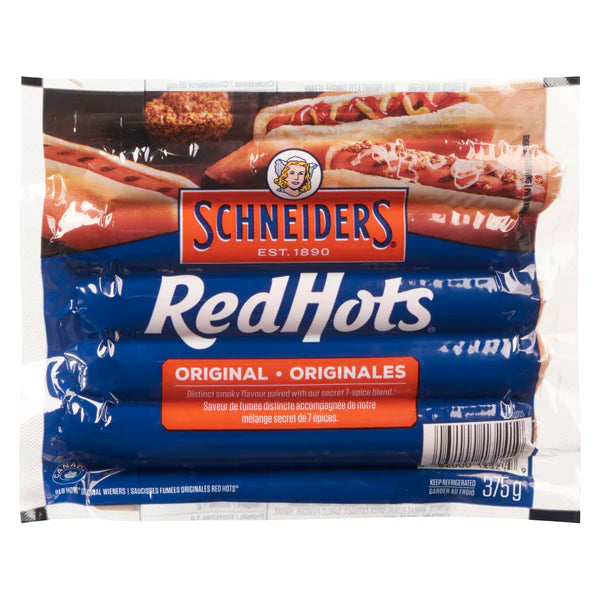 SCHNEIDERS - RED HOTS WIENERS 24x375 GR