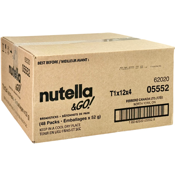NUTELLA - & GO BREADSTICK T1x12x4 4x12x52 GR