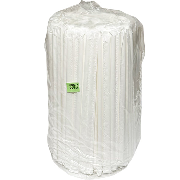 STONE - 9in JUMBO WRAPPED STRAWS 12x300 EA