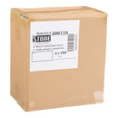 STONESTRAW - 6" SOLID BLACK COCKTAIL PAPER STRAW 4x500 EA