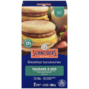 SCHNEIDERS - SAUSAGE EGG CHEDDAR ENGLISH MUFFIN SANDWICH 8x288 GR