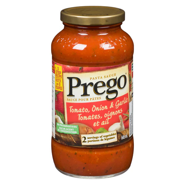 PREGO - TOMATO ONION GARLIC 12x675 ML