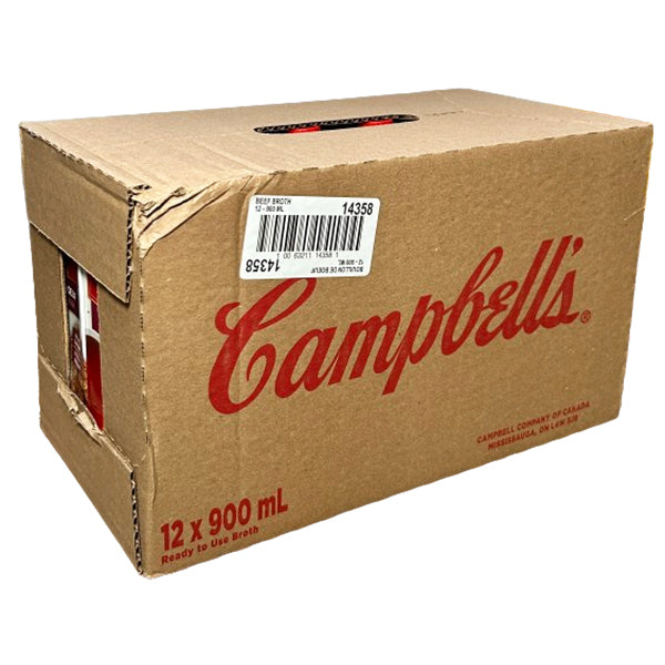 CAMPBELLS - BEEF BROTH 12x900 ML