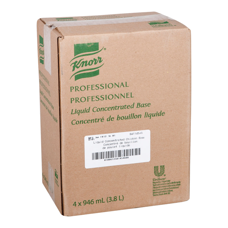 KNORR - PROF LIQUID CHICKEN BASE 4 X 946GR