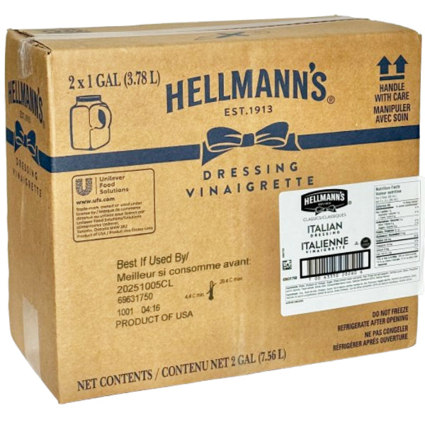 HELLMANNS - GOLDEN ITALIAN DRESSING 2x3.78LT