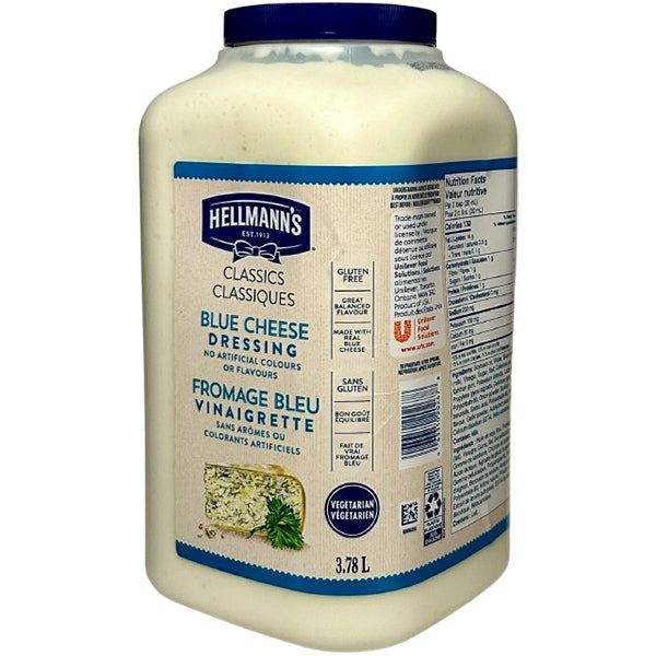 HELLMANNS - BLUE CHEESE DRESSING 2x3.78LT