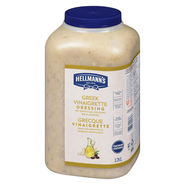HELLMANNS - GREEK VINAIGRETTE DRESSING 2x3.78LT