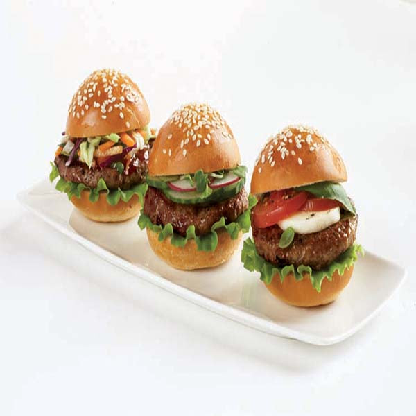 CARDINAL - MINI BEEF BURGERS 48PC 2.18KG