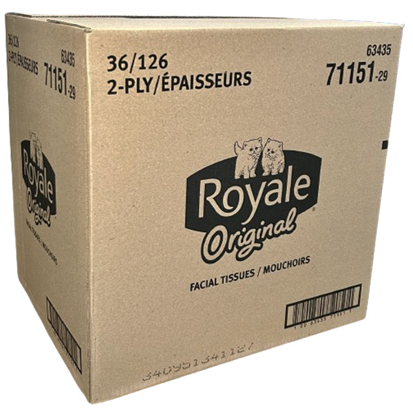 ROYALE - FACIAL TISSUE 2PLY 36x126 CT