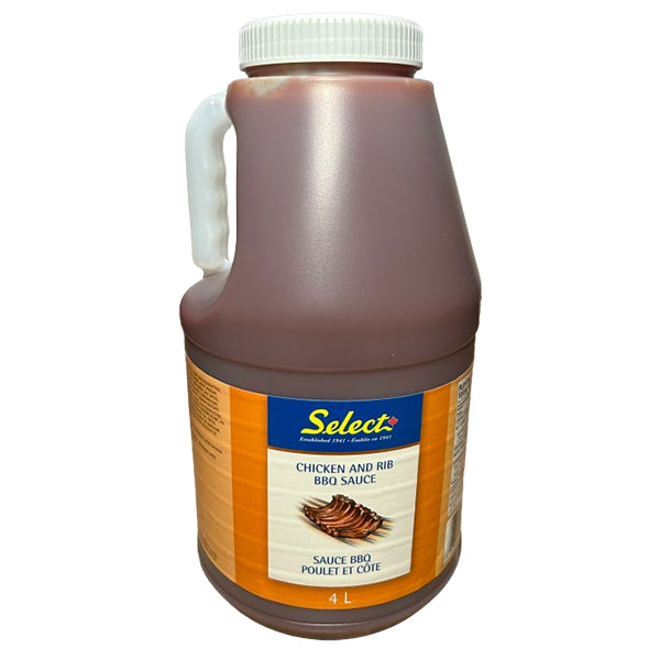 SELECT - CHICKEN & RIB BBQ SAUCE 2x4 LT