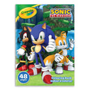 CRAYOLA - SONIC COLOURING BOOK 48PG 24x1 CT