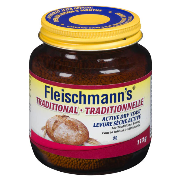 FLEISCHMANN - TRADITIONAL YEAST JAR 12x113 GR