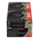 5 GUM - FLOOD SOUR STRAWBERRY 12x10x15 EA