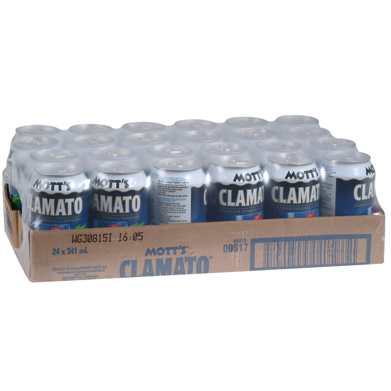 MOTTS - CLAMATO REGULAR CANS 24x341ML