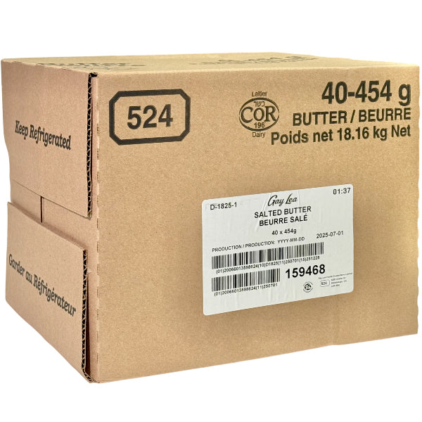 GAY LEA - BUTTER SALTED 40x454 GR