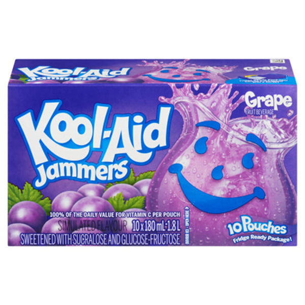 KOOL-AID - JAMMERS GRAPE 4x10x180ML