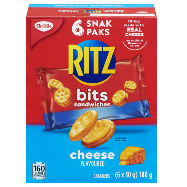 CHRISTIE - RITZ BITS SANDWICHES SNAK PAKS 12x180 GR
