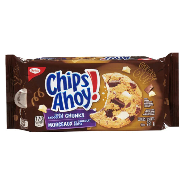 CHRISTIE - CHIPS AHOY TRIPLE CHOCOLATE CHUNKS 12x251 GR