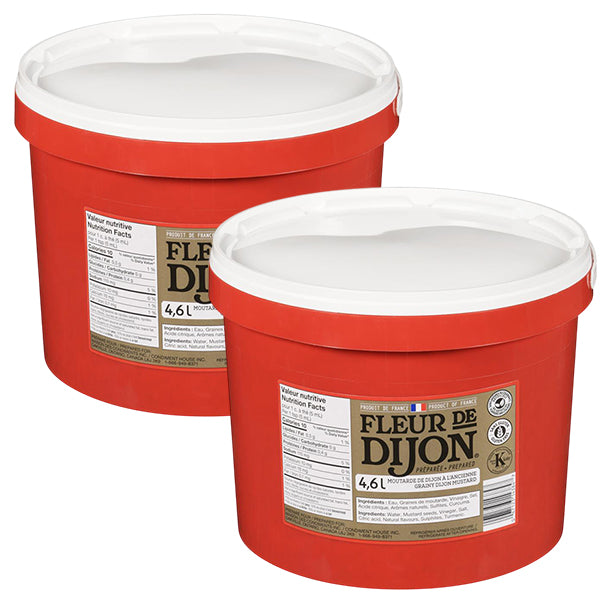 FLEUR DE DIJON - MUSTARD GRAINY PAIL 2x4625 ML